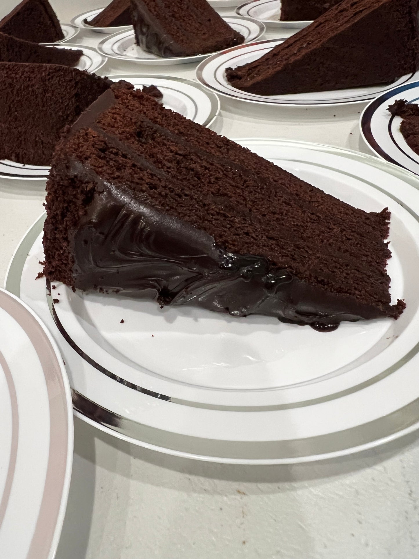 Chocolate Layer Cake Slice